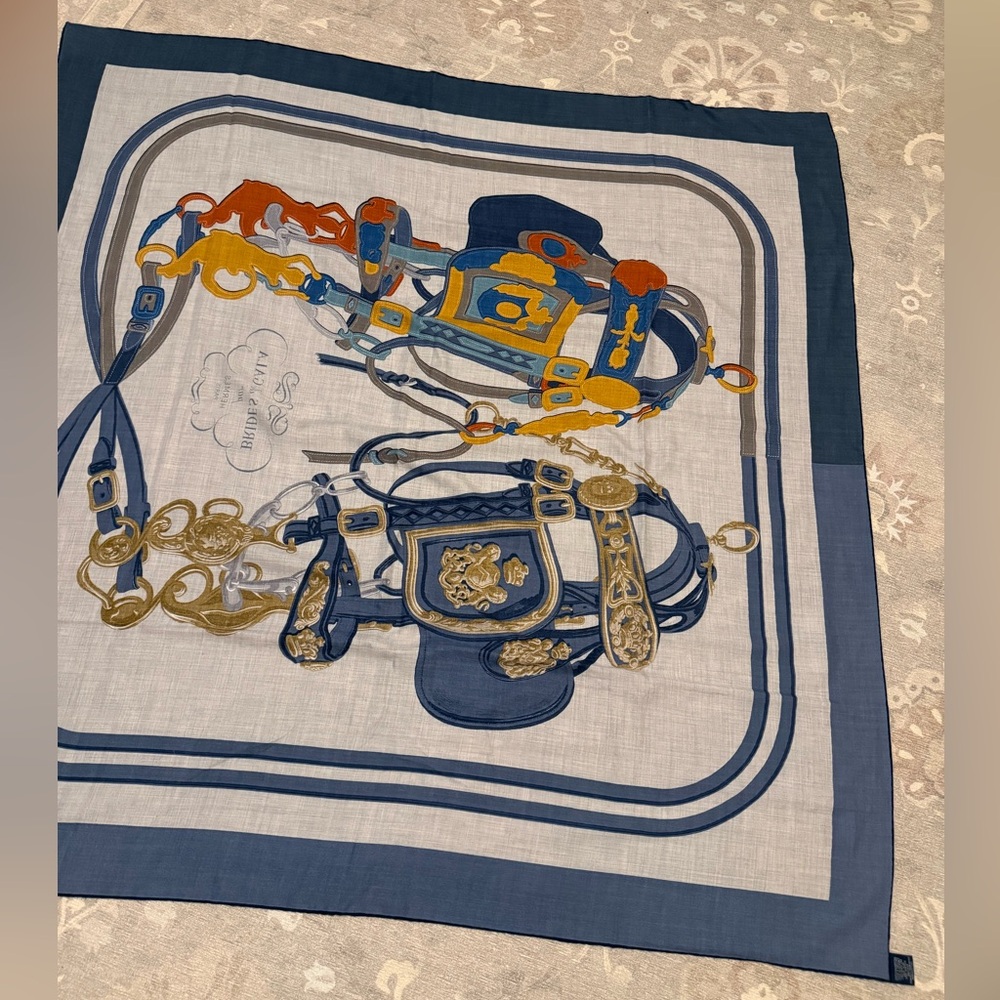 Hermes 140 vm brides de gala scarf
